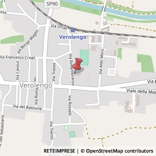 Mappa Via F. Crispi, 5, 10038 Verolengo, Torino (Piemonte)