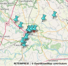 Mappa Via Vercelli, 27100 Pavia PV, Italia (5.34071)