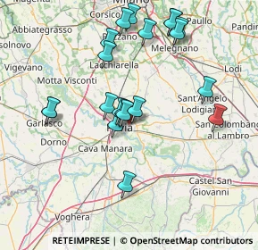 Mappa Via Vercelli, 27100 Pavia PV, Italia (15.134)