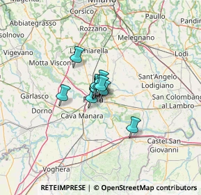 Mappa Via Vercelli, 27100 Pavia PV, Italia (5.02)