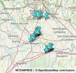 Mappa Via Vercelli, 27100 Pavia PV, Italia (9.7665)