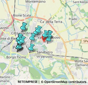 Mappa Via Vercelli, 27100 Pavia PV, Italia (1.6835)