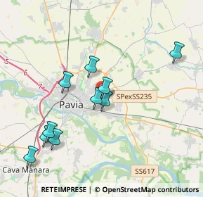 Mappa Via Vercelli, 27100 Pavia PV, Italia (4.67917)