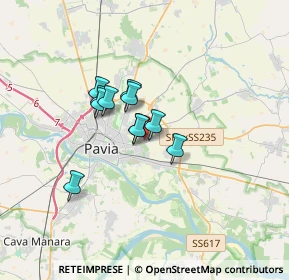 Mappa Via Vercelli, 27100 Pavia PV, Italia (2.18909)