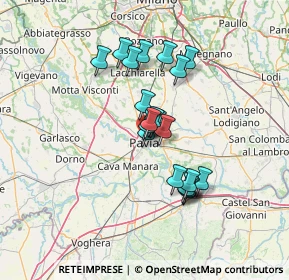 Mappa Via Liutprando, 27100 Pavia PV, Italia (10.6775)