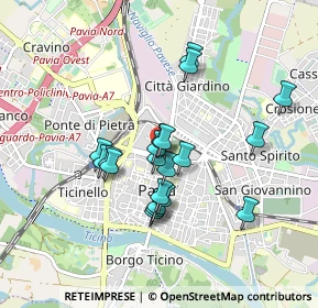 Mappa Via Liutprando, 27100 Pavia PV, Italia (0.7275)