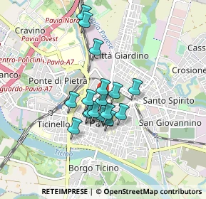Mappa Via Liutprando, 27100 Pavia PV, Italia (0.61824)