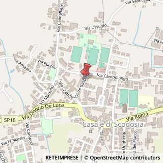 Mappa Via Alcide De Gasperi,  17, 35040 Casale di Scodosia, Padova (Veneto)