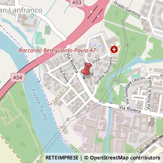 Mappa Via Riviera, 103, 27100 Pavia, Pavia (Lombardia)