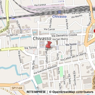 Mappa Via del Collegio, 3, 10034 Chivasso, Torino (Piemonte)