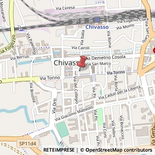 Mappa Via Torino, 58, 10034 Chivasso, Torino (Piemonte)