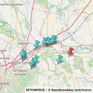 Mappa Vicolo Portone, 10034 Chivasso TO, Italia (6.26333)