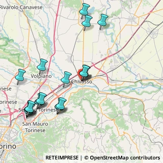 Mappa Vicolo Portone, 10034 Chivasso TO, Italia (9.4865)