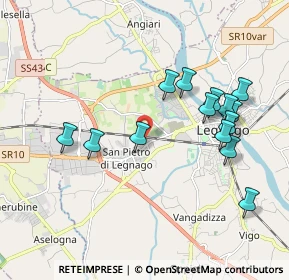 Mappa Via Andrea Mantegna, 37045 Legnago VR, Italia (1.94357)