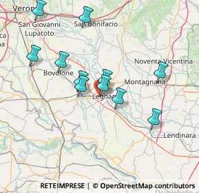 Mappa Via Andrea Mantegna, 37045 Legnago VR, Italia (13.72455)