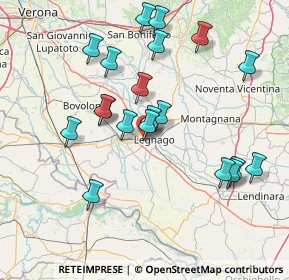 Mappa Via Andrea Mantegna, 37045 Legnago VR, Italia (15.207)