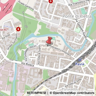 Mappa Via Folla di Sopra, 17, 27100 Pavia, Pavia (Lombardia)
