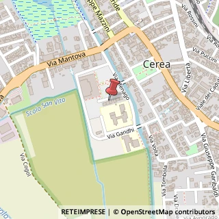Mappa Piazza Donatori di Sangue, 14, 37053 Cerea, Verona (Veneto)
