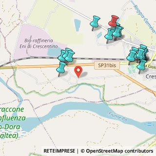 Mappa Via G. Scappino, 13044 Cascinotti VC, Italia (1.317)