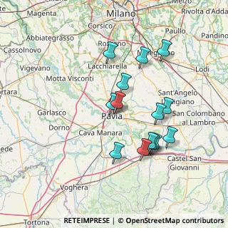 Mappa Via Scannini, 27100 Pavia PV, Italia (13.31)