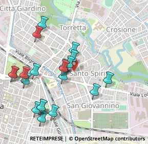 Mappa Via Ferrini, 27100 Pavia PV, Italia (0.53)