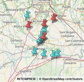 Mappa Via Ferrini, 27100 Pavia PV, Italia (9.33813)