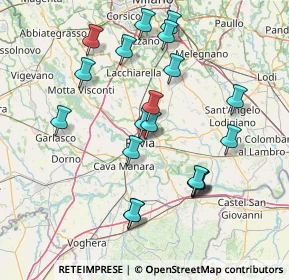 Mappa Via Ferrini, 27100 Pavia PV, Italia (15.228)