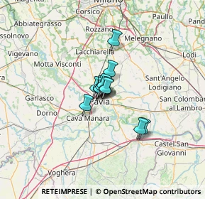 Mappa Via Ferrini, 27100 Pavia PV, Italia (5.48)
