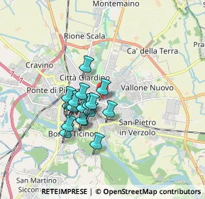 Mappa Via Ferrini, 27100 Pavia PV, Italia (1.30294)