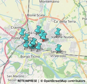 Mappa Via Ferrini, 27100 Pavia PV, Italia (1.22615)