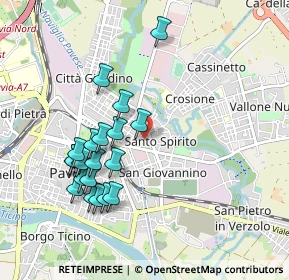 Mappa Via Ferrini, 27100 Pavia PV, Italia (0.9415)