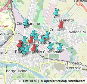 Mappa Via Ferrini, 27100 Pavia PV, Italia (0.826)