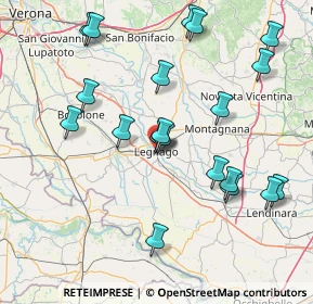 Mappa Via Gaetano Martino, 37045 Legnago VR, Italia (16.785)
