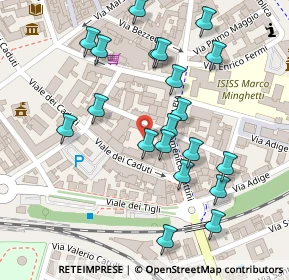 Mappa Via Gaetano Martino, 37045 Legnago VR, Italia (0.124)