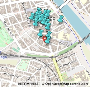 Mappa Via Gaetano Martino, 37045 Legnago VR, Italia (0.2015)