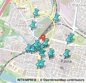 Mappa Viale Trieste, 27100 Pavia PV, Italia (0.431)