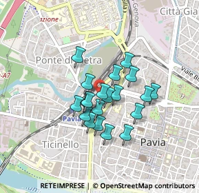 Mappa Viale Trieste, 27100 Pavia PV, Italia (0.311)