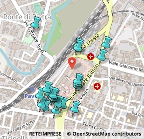 Mappa Viale Trieste, 27100 Pavia PV, Italia (0.257)