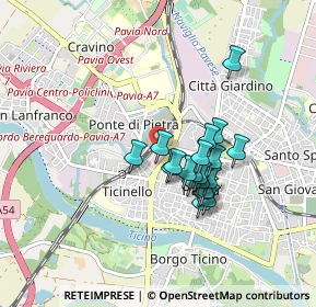 Mappa Viale Trieste, 27100 Pavia PV, Italia (0.678)