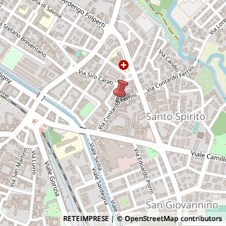 Mappa Via Contardo Ferrini,  31, 27100 Pavia, Pavia (Lombardia)