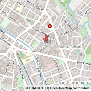 Mappa Via Cantieri Benassi,  42, 27100 Pavia, Pavia (Lombardia)
