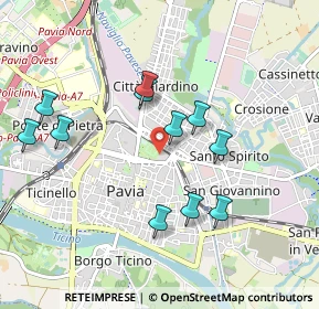 Mappa , 27100 Pavia PV, Italia (0.91818)
