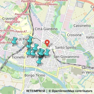 Mappa , 27100 Pavia PV, Italia (0.82417)