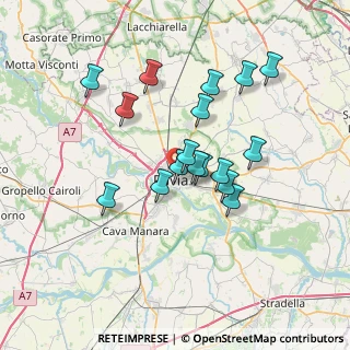 Mappa , 27100 Pavia PV, Italia (6.09412)