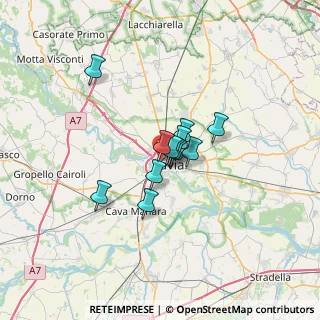 Mappa Via Case Basse di S. Vittore, 27100 Pavia PV, Italia (3.91667)