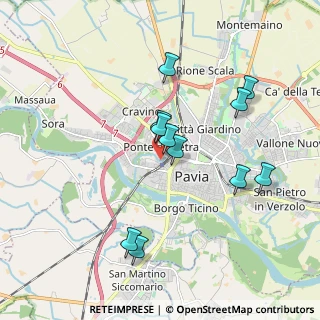 Mappa Via Case Basse di S. Vittore, 27100 Pavia PV, Italia (1.75091)