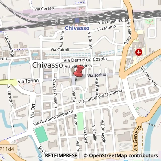 Mappa Piazza della Repubblica, 2, 10034 Chivasso, Torino (Piemonte)