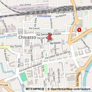 Mappa Via Torino, 34A, 10034 Chivasso, Torino (Piemonte)