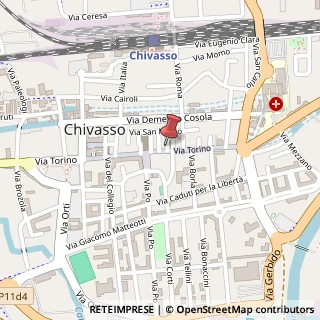 Mappa Via Torino, 28, 10034 Chivasso, Torino (Piemonte)