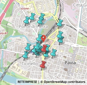 Mappa Via Trieste, 27100 Pavia PV, Italia (0.389)